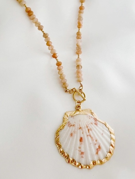 Jewelry - Handmade 14k Gold-Filled Shell Necklace
